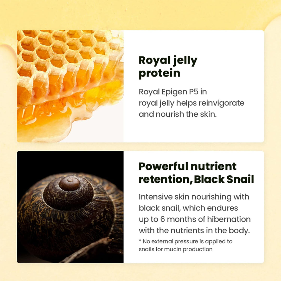 Royal Black Snail Cream, 50ml 1.69 fl.oz