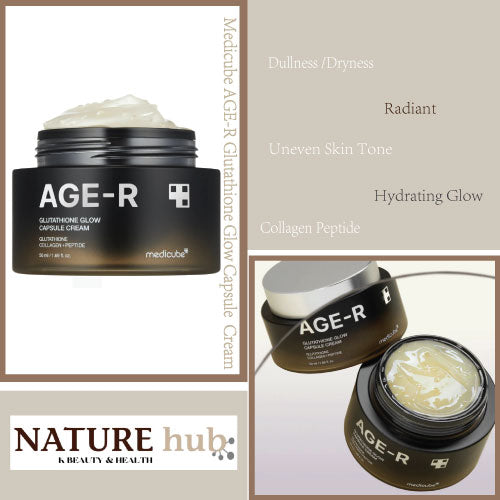 AGE-R Glutathione Glow Capsule Facial Cream 50ml