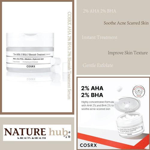 AHA 2% BHA 2% Blemish Treatment Serum 60 Cotton