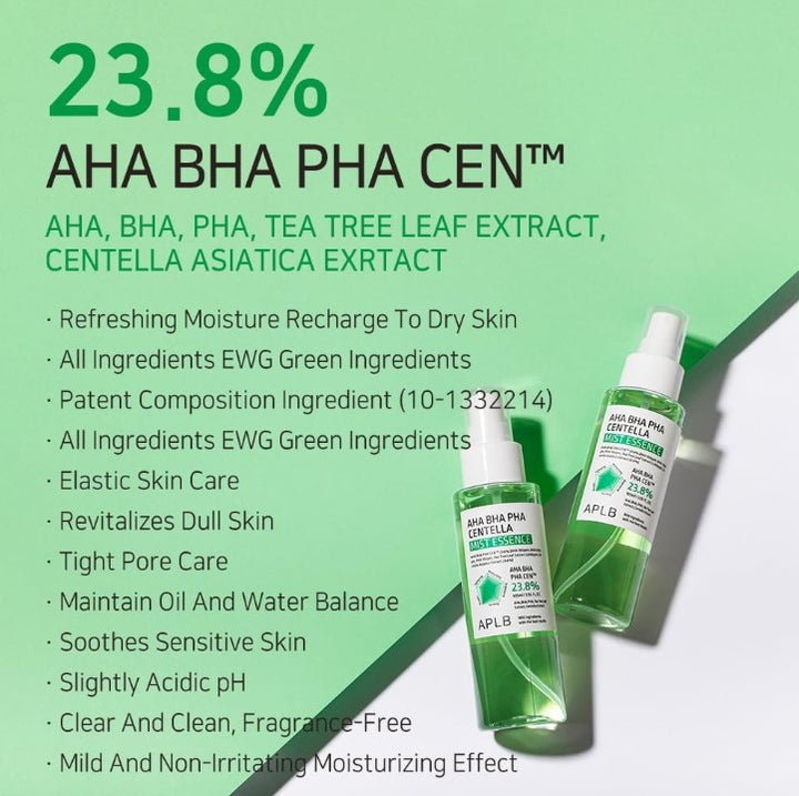 AHA BHA PHA Centella Mist Essence 105ml / 3.55 fl. oz.