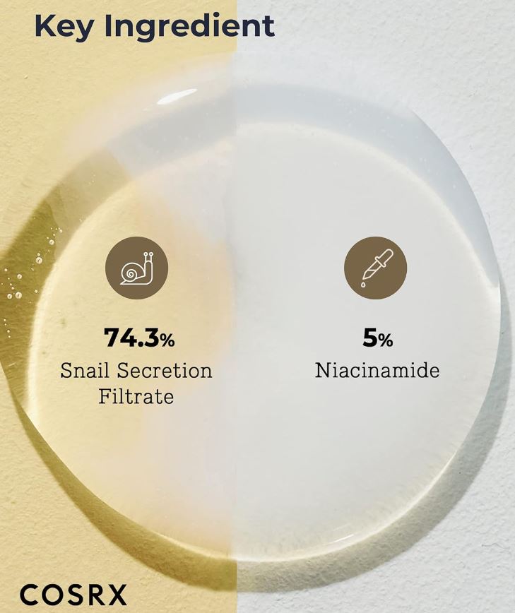 Niacinamide 5% + Snail Mucin 74% Dual Essence 80ml / 2.70 fl. oz.