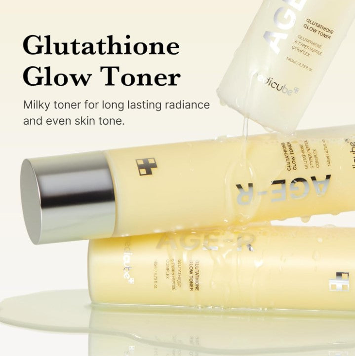 Age-R Glutathione Glow Milky Toner 140ml