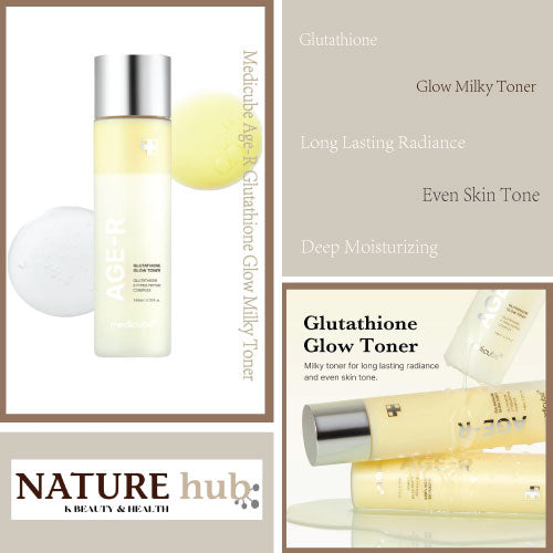 Age-R Glutathione Glow Milky Toner 140ml