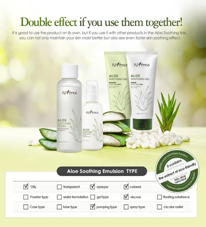 Aloe Soothing Emulsion 120ml / 4.05 fl. oz.