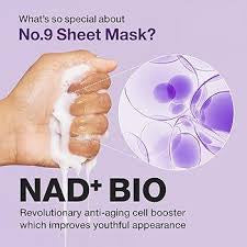 No.9 NAD+ BIO Lifting-sil Sheet Mask 4ea