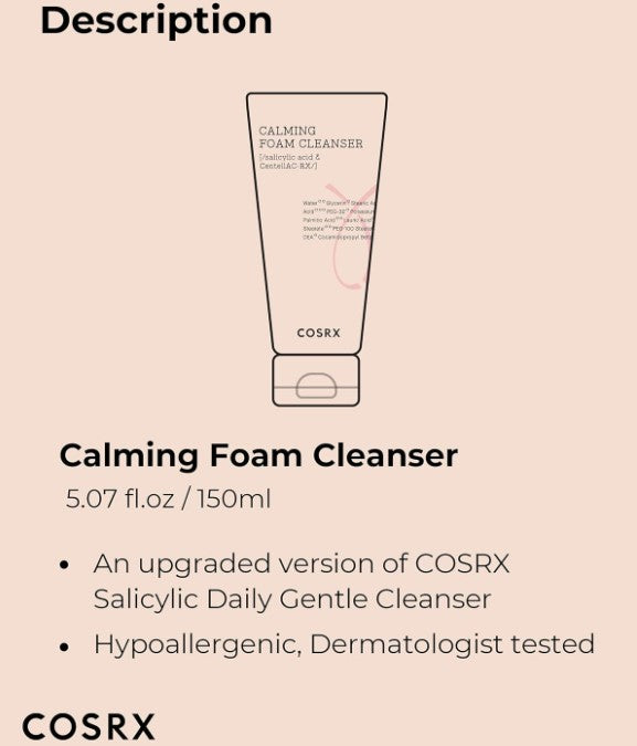 AC Collection Calming Foam Cleanser 150ml