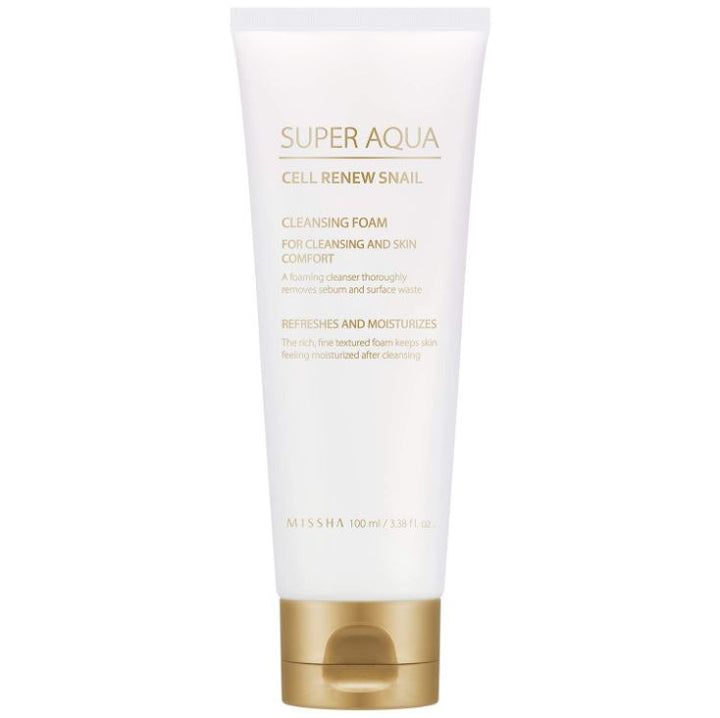 Super Aqua Cell Renew Snail Cleansing Foam 100ml