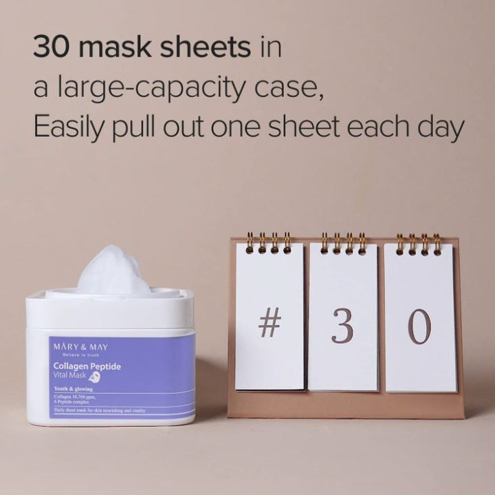 Collagen Peptide Vital Mask 30 Sheets