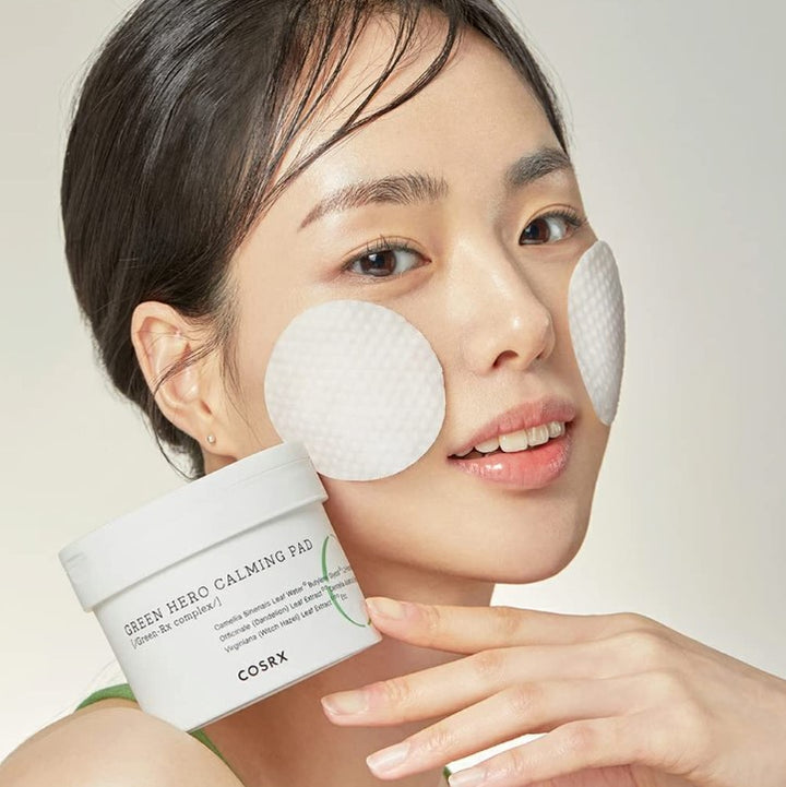 Green Tea Toner Pads, Relief Redness 70 Pads