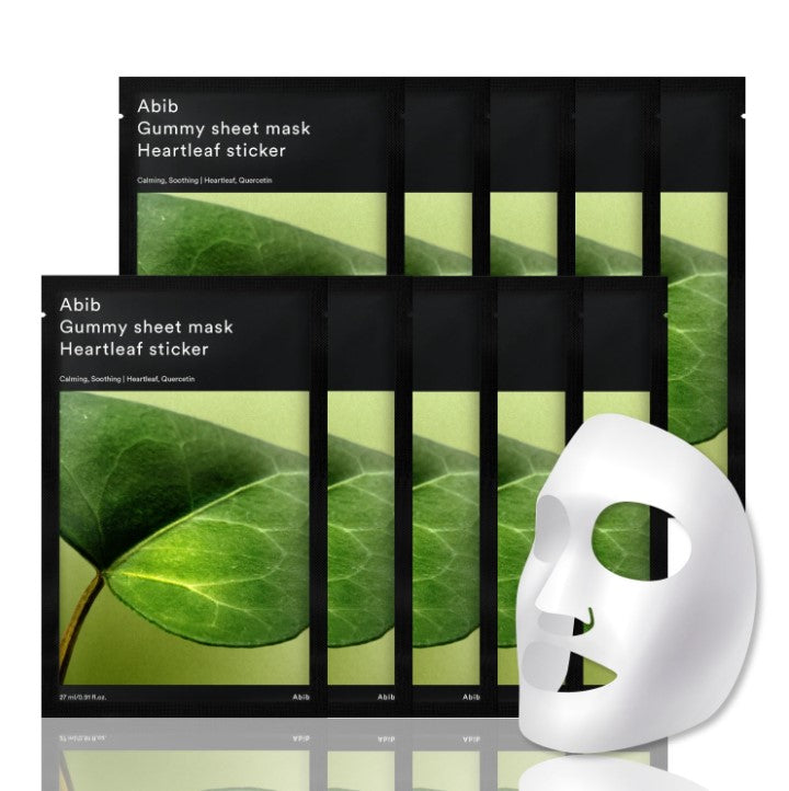 Gummy Sheet Mask Heartleaf 10 Sheets