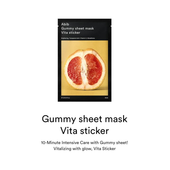 Gummy Sheet Mask Vita 10 Sheets