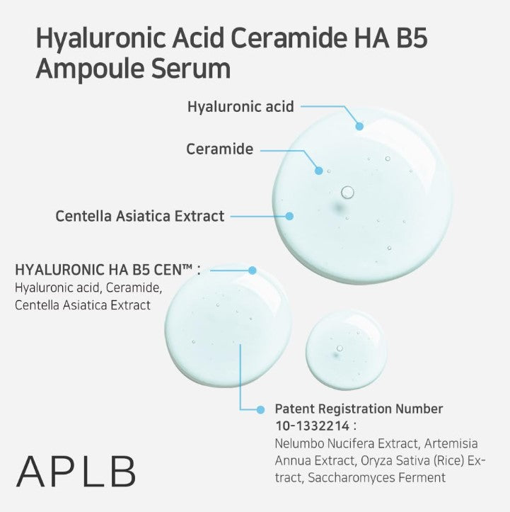 Hyaluronic Acid Ceramide HA B5 Ampoule Serum 40ml / 1.35 fl. oz.