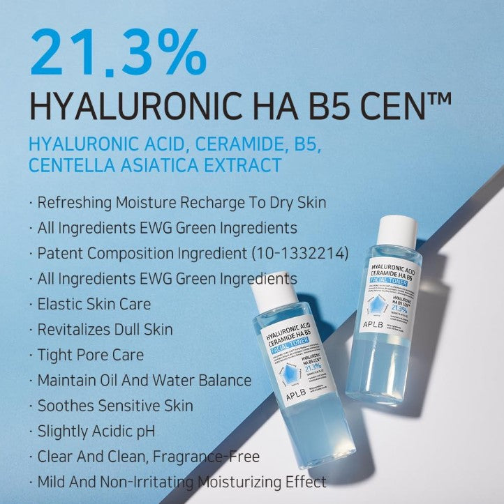 Hyaluronic Acid Ceramide HA B5 Facial Toner 160ml / 5.41 fl. oz.