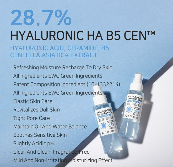 Hyaluronic Acid Ceramide HA B5 Mist Essence 105ml / 3.55 fl. oz.