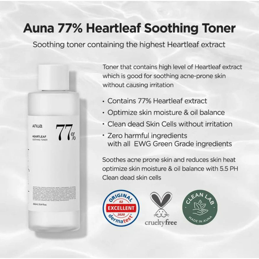 Heartleaf 77 Soothing Toner 40ml