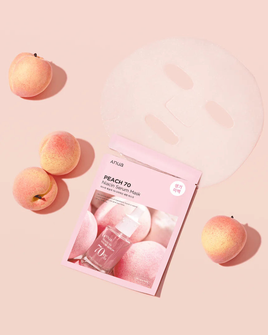 Peach 70 Niacin Serum Mask 1 set