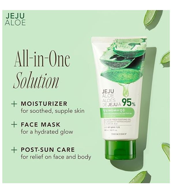 Jeju Aloe Soothing Gel Tube 300ml / 10.1 fl. oz.