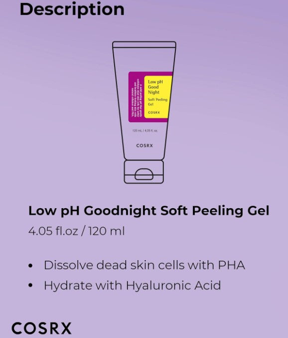 Low pH Good Night Soft Peeling Gel 120ml