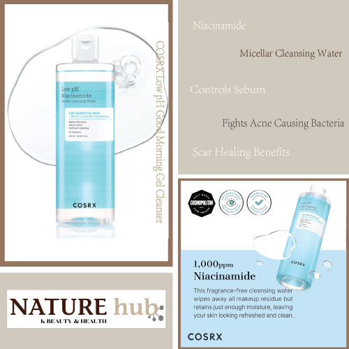 Low pH Niacinamide Micellar Cleansing Water 400ml