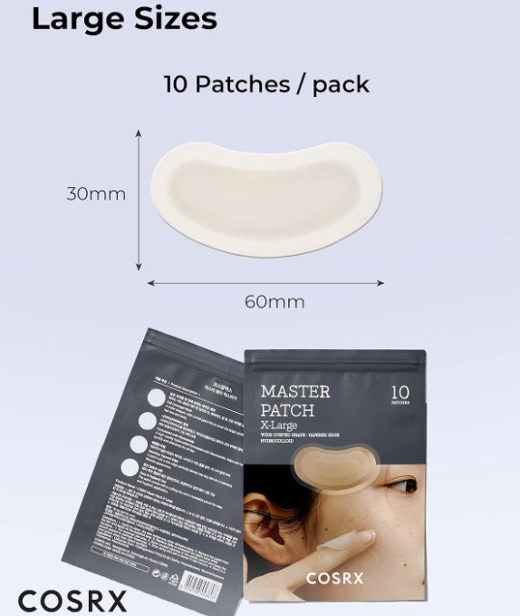 Master Patch Intensive Oval-Shaped X-Large 10 Patches