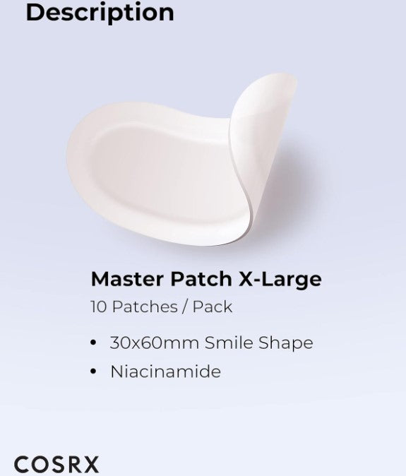 Master Patch Intensive Oval-Shaped X-Large 10 Patches