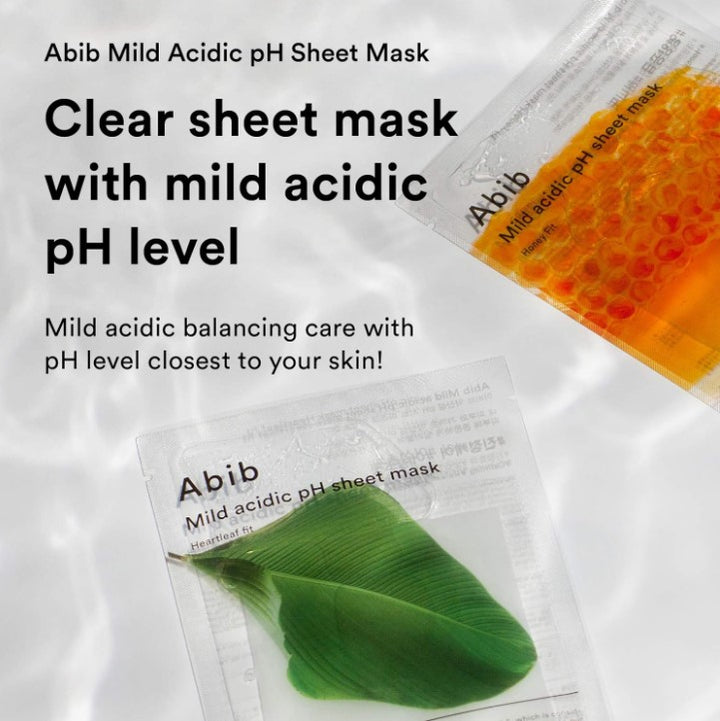 Mild Acidic pH Sheet Mask Aqua Fit 10 Sheets