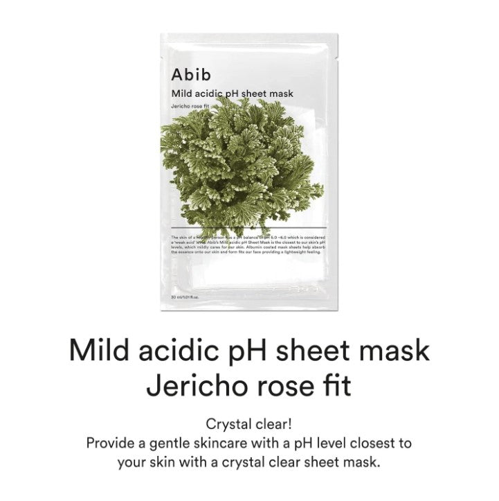 Mild Acidic Ph Sheet Mask Jericho Rose Fit 10 Sheets