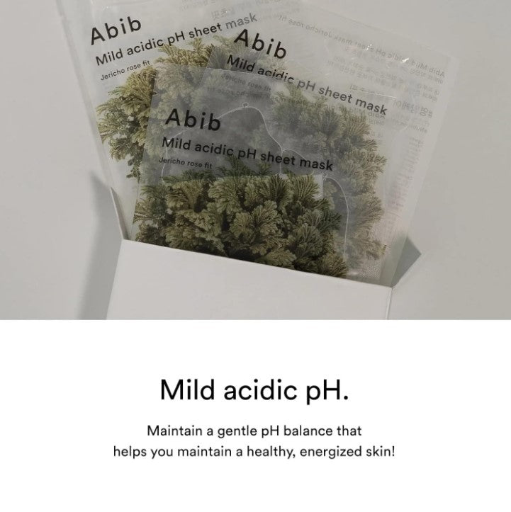 Mild Acidic Ph Sheet Mask Jericho Rose Fit 10 Sheets