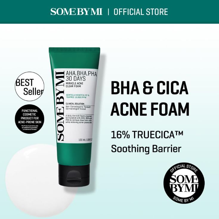 AHA BHA PHA 30 Days Miracle Acne Clear Foam 100ml / 3.38 oz