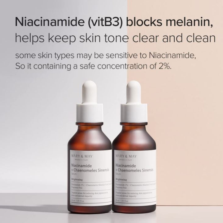 Niacinamide + Chaenomeles Sinensis Face Serum 30ml