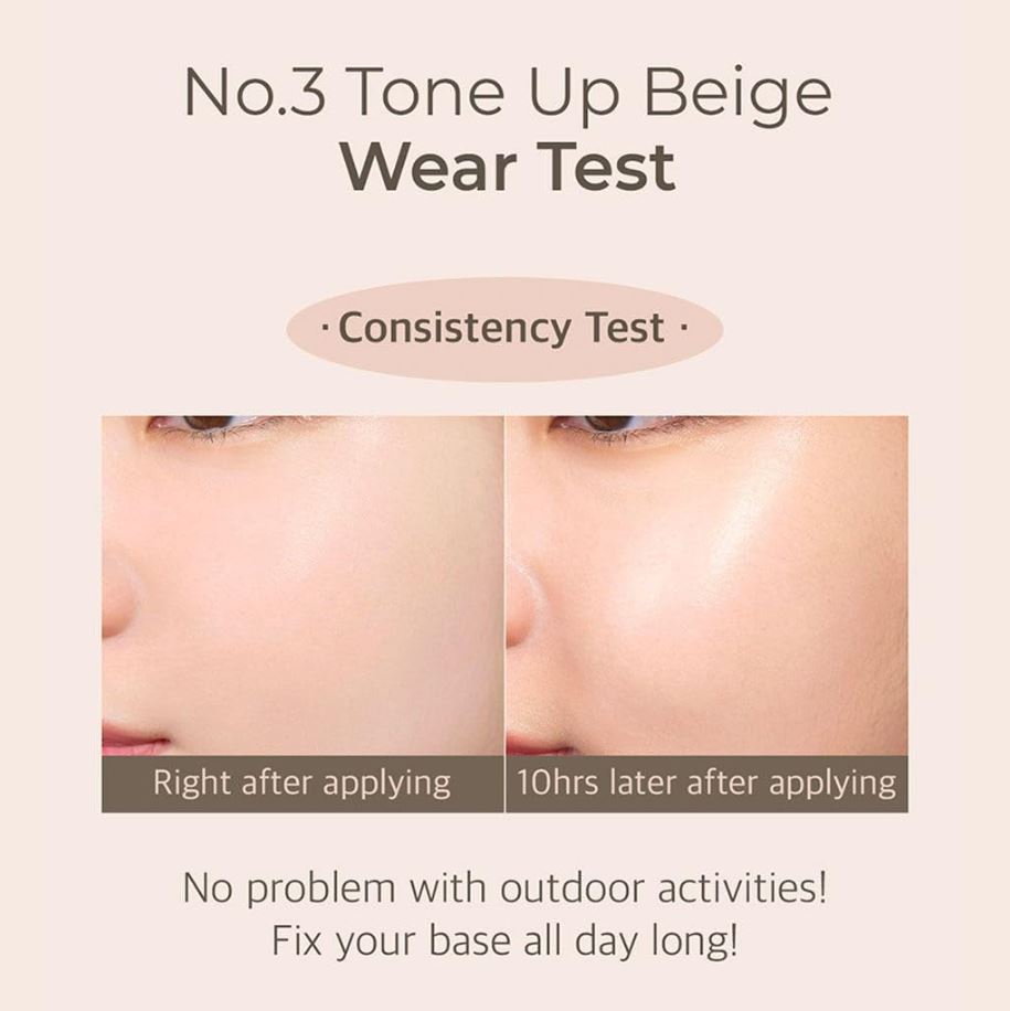 No.3 Porcelain Base-skip Tone Up Beige 50ml / 1.69 fl. oz.