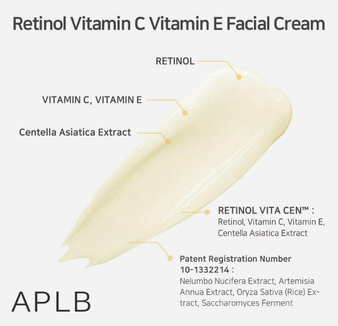 Retinol Vitamin C Vitamin E Facial Cream 1.86 fl. oz.