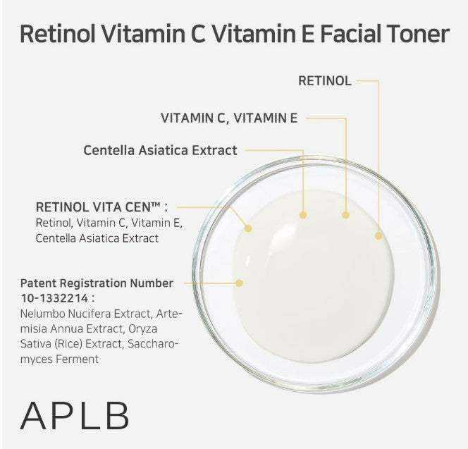 Retinol Vitamin C Vitamin E Facial Toner 5.41fl. oz.