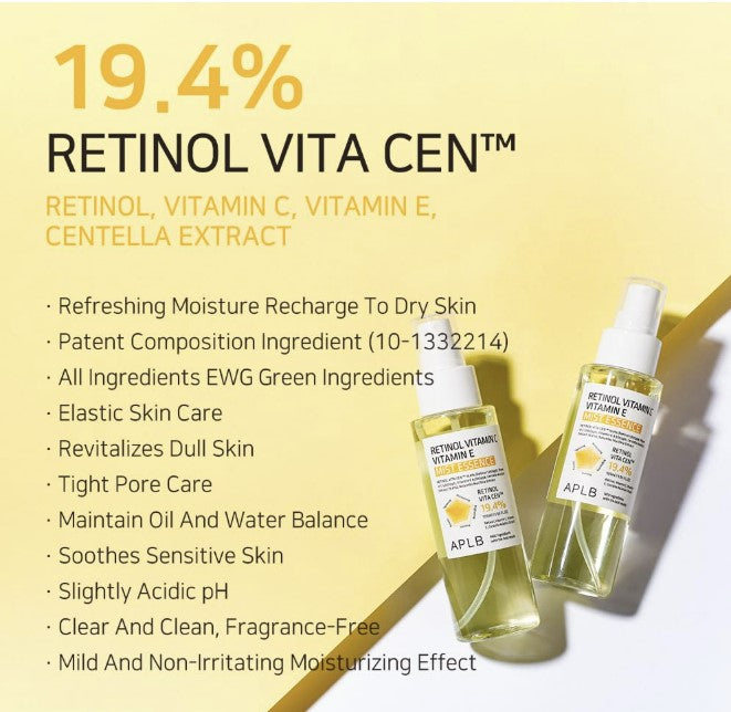 Retinol Vitamin C Vitamin E Mist Essence 3.55fl. oz.