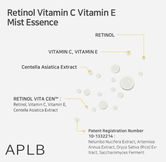 Retinol Vitamin C Vitamin E Mist Essence 3.55fl. oz.