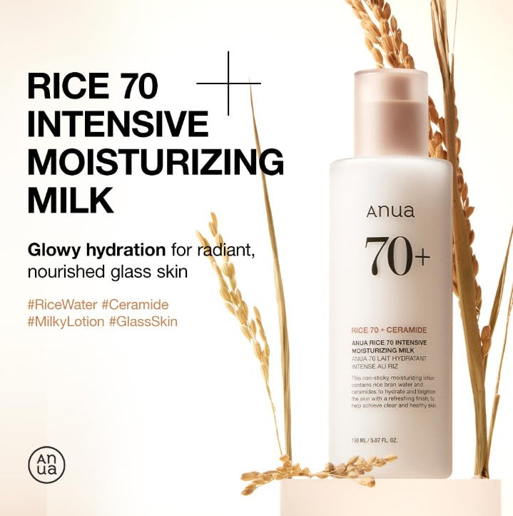 Rice 70 Intensive Moisturizing Milk, Lotion 150ml / 5.07fl. oz.