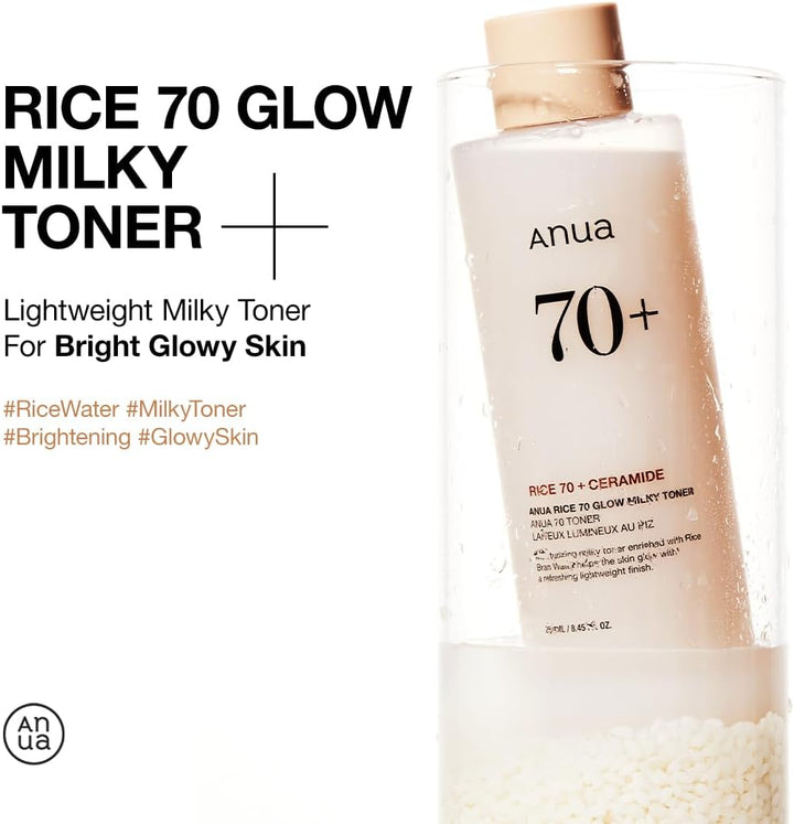 Rice 70 Glow Milky Toner 250ml / 8.45 fl. oz.