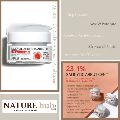 Salicylic Acid BHA Arbutin Facial Cream 55ml / 1.86fl. oz.