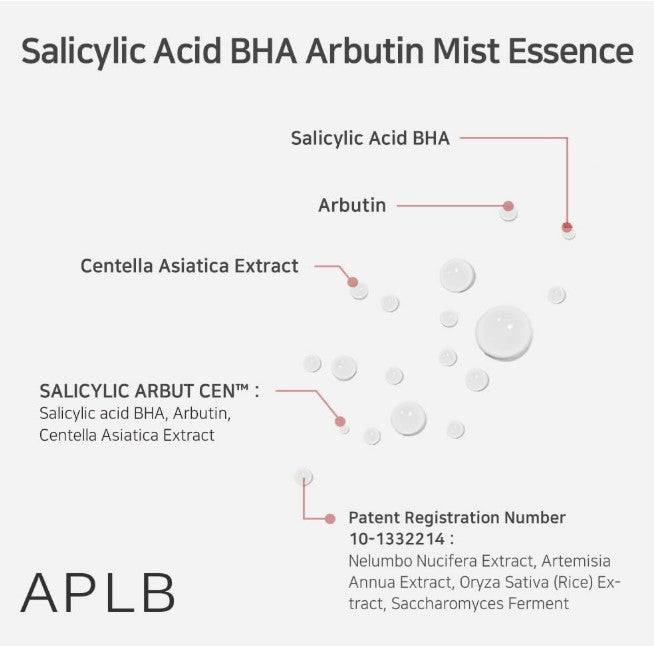 Salicylic Acid BHA Arbutin Mist Essence 3.55fl. oz.