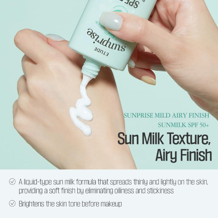 Sunprise Mild Airy Finish Sun Milk SPF50+ / PA++++ 55ml