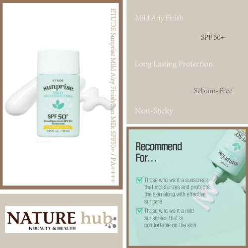 Sunprise Mild Airy Finish Sun Milk SPF50+ / PA++++ 55ml