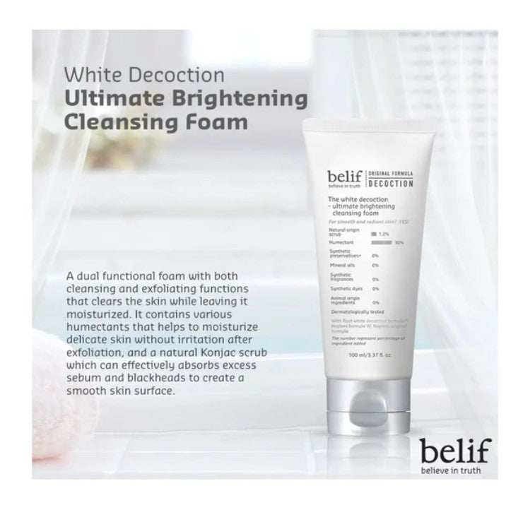 The White Decoction Ultimate Brightening Cleansing Foam 100ml