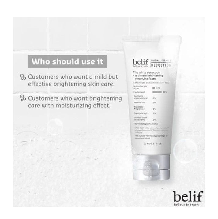 The White Decoction Ultimate Brightening Cleansing Foam 100ml