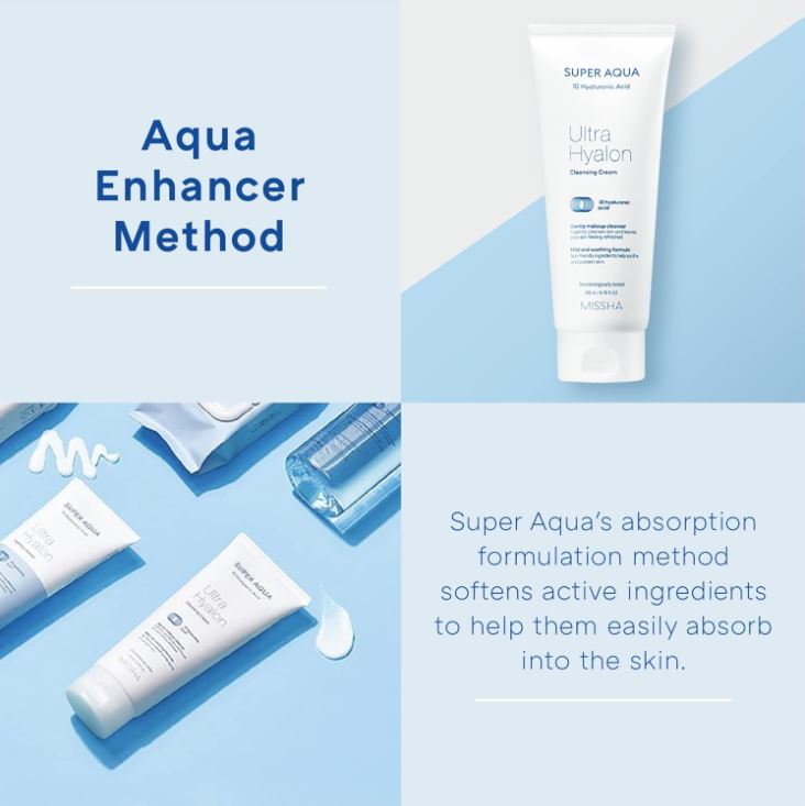 Super Aqua Ultra Hyalron Cleansing Cream 200ml