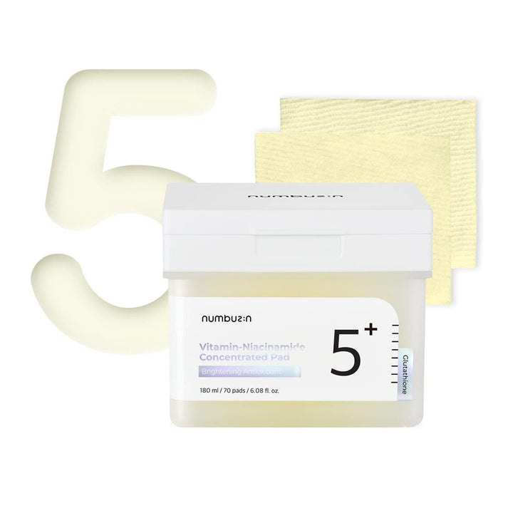 No.5+ Niacinamide Concentrated Toner 70 Pads