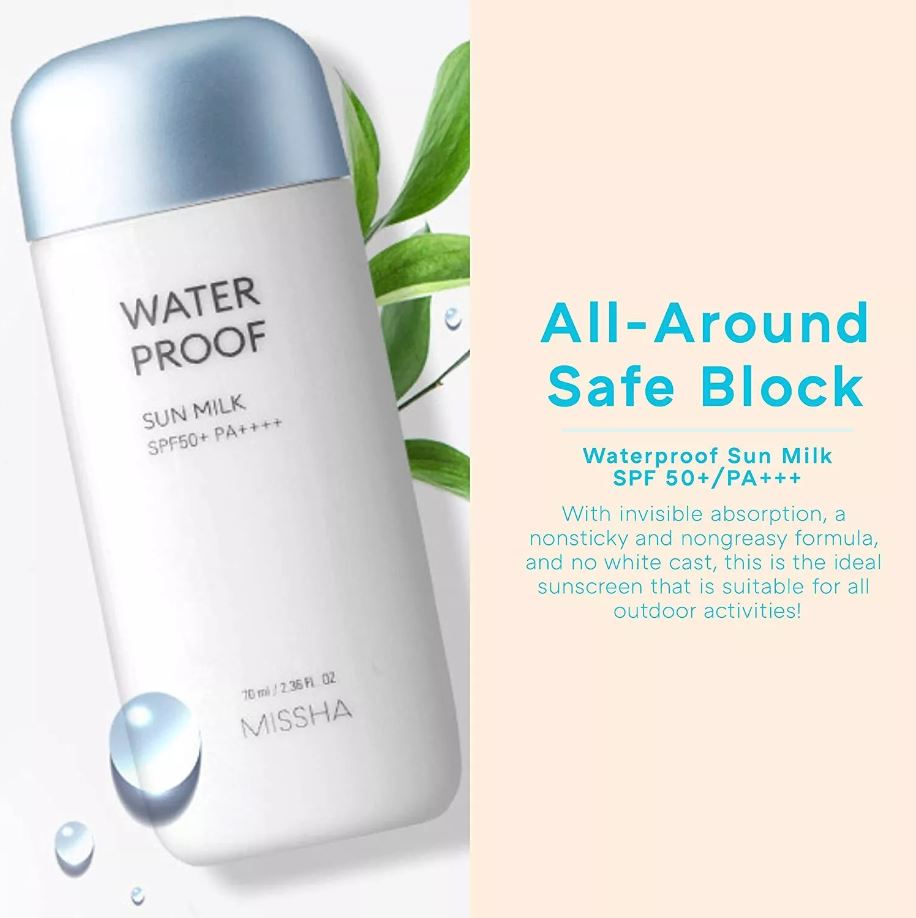 All Around Safe Block Waterproof Sun Milk SPF 50+ PA+++ 70ml