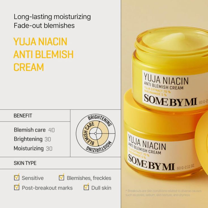 Yuja Niacin Anti Blemish Cream 60ml / 2.02 oz